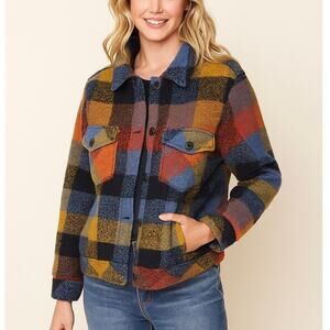 Charlie B Boiled Wool Blend Jacket